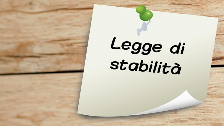 Legge di Stabilita' 2018